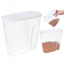 Pojemnik na produkty sypkie płatki makaron mąka 1l