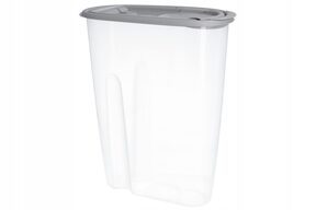 Pojemnik plastikowy na żywność mąkę sypkie 2,2 l