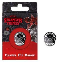 Stranger Things 4 Demogorgon Hunter - przypinka