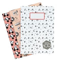 Disney Mickey - 3 zeszyty A5, 32 kartki w kropki