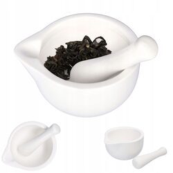 Moździerz kuchenny z tłuczkiem porcelanowy 10cm