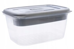 Pojemnik plastikowy na żywność 1,7 l szara pokrywa