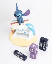 Stitch Surfer - kalendarz wieczny, figurka