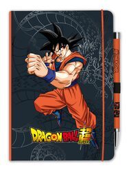 Dragon Ball Super Goku - zeszyt, notes A5, 90 kartek, w kropki, gumka, długopis