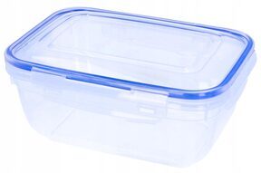 Zestaw pojemników na żywność plastikowe 3 szt.