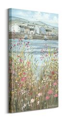 Boats and Blooms II - obraz na płótnie