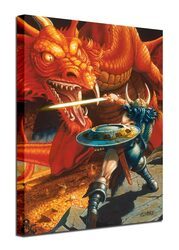 Dungeons and Dragons Red Dragon Warrior - obraz na płótnie