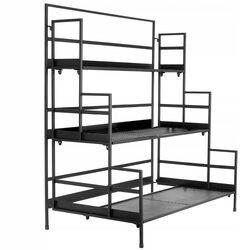 Kwietnik stojący metalowy czarny na rośliny