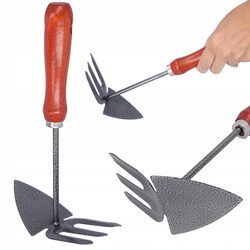 Motyka motyczka grabki pazurki ogrodnicze 2w1