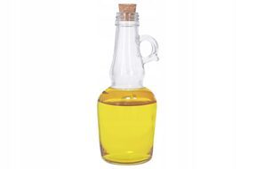 Butelka na oliwę olej ocet szklana z korkiem 2 szt