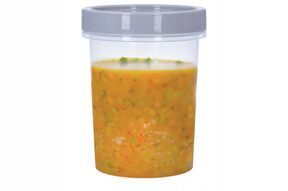 Pojemnik plastikowy z pokrywą szczelny na zupę 0,5