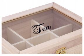 Pudełko na herbatę herbaciarka organizer pojemnik