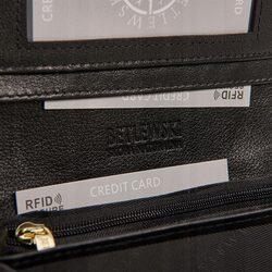 SKÓRZANY PORTFEL DAMSKI LAKIEROWANY RFID BETLEWSKI