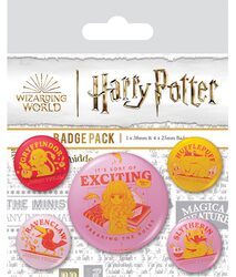 Harry Potter Witty Witchcraft - przypinki na plecak, do ubrań