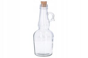 Butelka na oliwę olej ocet szklana z korkiem 2 szt