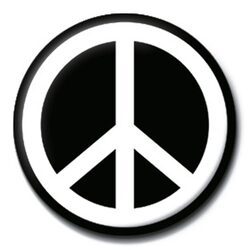 CND Peace Symbol - przypinka na plecak, do ubrań
