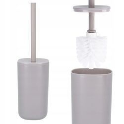 Szczotka do toalety WC toaletowa wolnostojąca szar