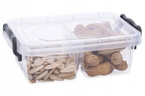 Organizer pojemnik plastikowy dzielony pudełko box