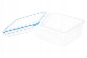 Pojemnik na żywność kwadratowy plastikowy 1,3 l
