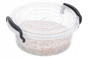 Pojemnik na żywność z pokrywą pudło 0,6l okrągły