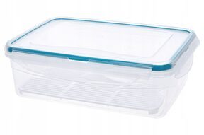 Pojemnik na żywność z ociekaczem plastikowy 1,4 l