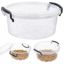 Pojemnik na żywność okrągły plastikowy 2,1l
