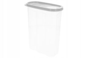 Pojemnik na produkty sypkie mąkę ryż 2,4 l j.szary