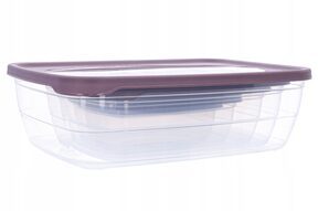 Zestaw pojemników plastikowych na żywność 5 szt.