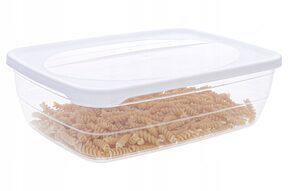 Pojemniki plastikowe na żywność pokrywa zestaw x5