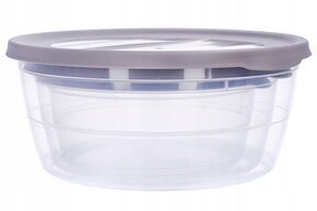 Zestaw 3 pojemników okrągłych na żywność sałatkę