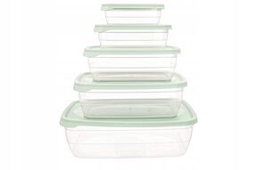 Zestaw pojemników na żywność do przechowywania x5