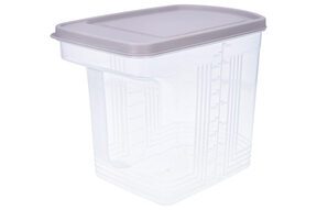 Pojemnik na produkty sypkie żywność płatki 2,5 beż