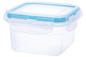 Pojemnik na żywność plastikowy kwadratowy 0,3 l