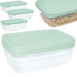 Zestaw pojemników na żywność pudełka 3 x 1,2 l