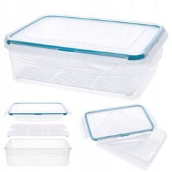 Pojemnik na żywność z ociekaczem plastikowy 1,4 l