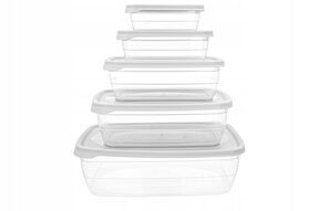 Zestaw pojemników do przechowywania żywności 5 szt