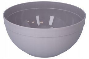 Miska plastikowa duża kuchenna z pokrywa 6 l beż