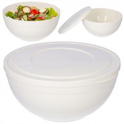 Miska plastikowa kuchenna duża z pokrywa 4 l