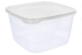 Zestaw pojemników plastikowych z pokrywą 3 x 4L