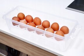 Pojemnik na jajka do lodówki z pokrywą 12 szt.