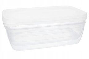 Pojemnik na żywność lunchbox plastikowy pudło 2x3l