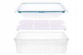 Pojemnik na żywność z ociekaczem plastikowy 1,4 l