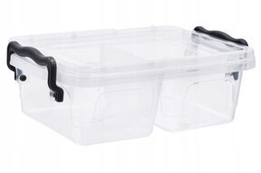 Organizer pojemnik plastikowy dzielony pudełko box