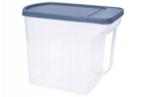 Pojemnik na produkty sypkie plastikowy 2,5 L szary