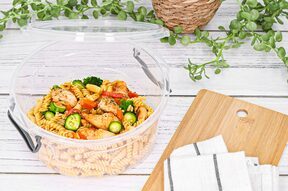 Pojemnik na żywność okrągły plastikowy 2,1l