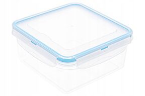 Pojemnik na żywność kwadratowy plastikowy 1,3 l