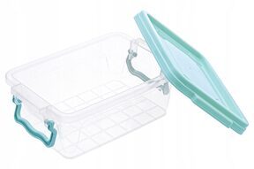 Pojemnik plastikowy organizer na żywność pudło 0,6