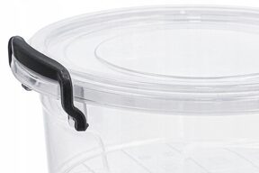 Pojemnik na żywność plastikowy okrągły 1,2 l