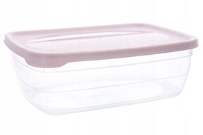 Zestaw 3 pojemników na żywność 2 L plastikowe