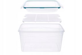 Pojemnik plastikowy z ociekaczem na żywność 2,4 l